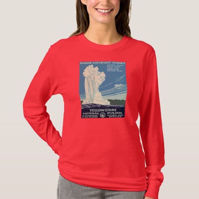 Yellowstone nationalpark t shirt (Framsida)