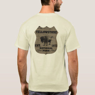 Yellowstone nationalpark t shirt