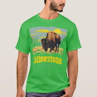 Yellowstone nationalpark t shirt