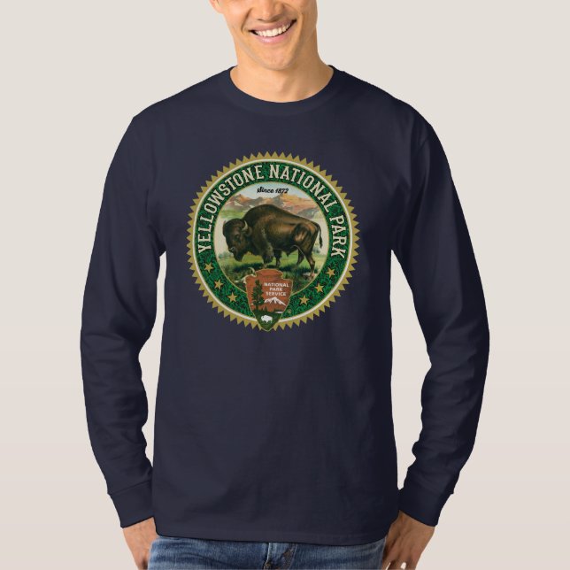 Yellowstone nationalpark t shirt (Framsida)