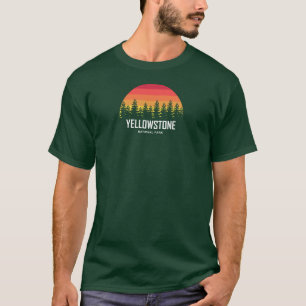 Yellowstone nationalpark t shirt