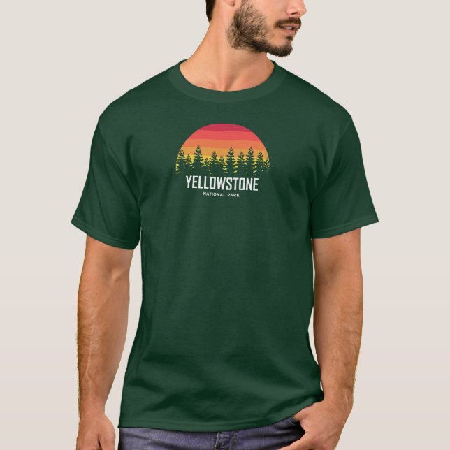 Yellowstone nationalpark t shirt (Framsida)