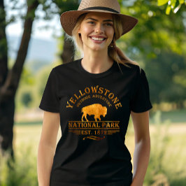 Yellowstone nationalpark t shirt