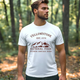 Yellowstone nationalpark t shirt