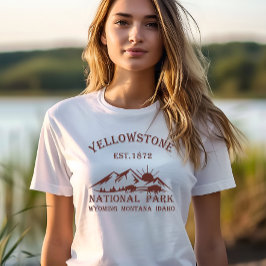 Yellowstone nationalpark t shirt