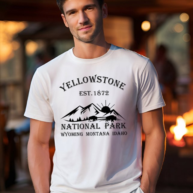 Yellowstone nationalpark t shirt (Skapare uppladdad)