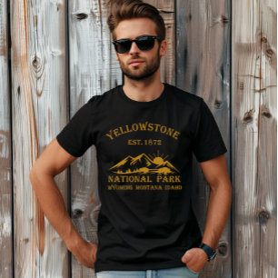 Yellowstone nationalpark t shirt