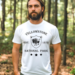 Yellowstone nationalpark t shirt