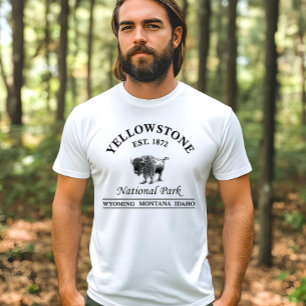 Yellowstone nationalpark t shirt