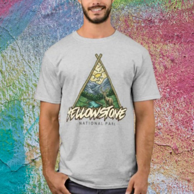 Yellowstone nationalpark t shirt (Skapare uppladdad)