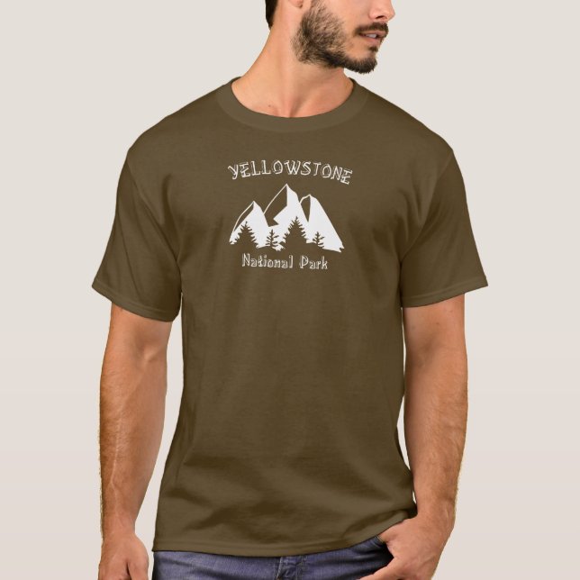 Yellowstone nationalpark t shirt (Framsida)