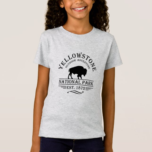 Yellowstone nationalpark t shirt (Framsida)