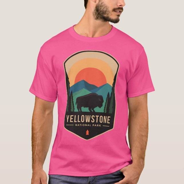 Yellowstone nationalpark t shirt (Framsida)