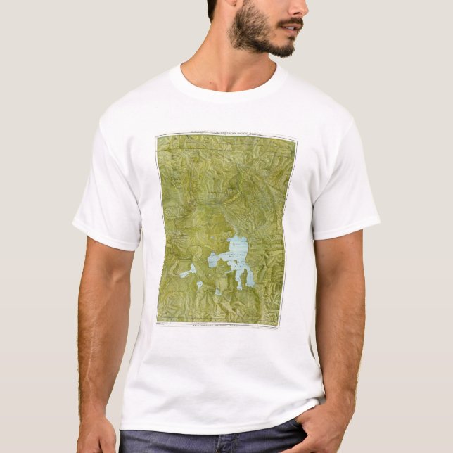 Yellowstone nationalpark t-shirt (Framsida)