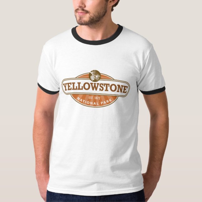 Yellowstone nationalpark t shirt (Framsida)