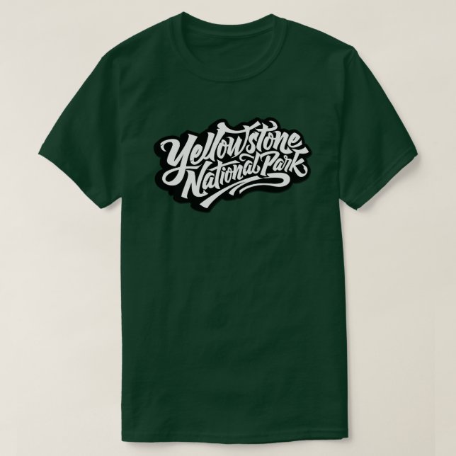 Yellowstone nationalpark t shirt (Design framsida)