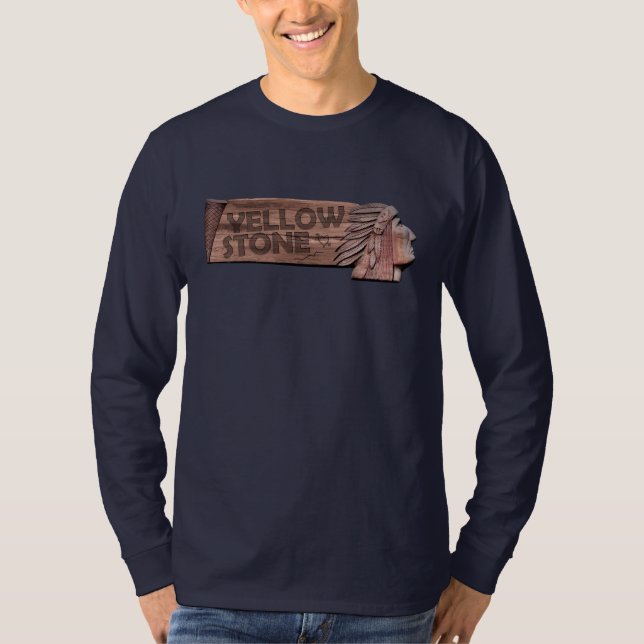 Yellowstone nationalpark tee shirt (Framsida)