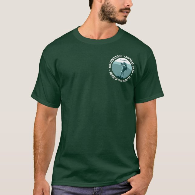 Yellowstone nationalpark tee shirt (Framsida)