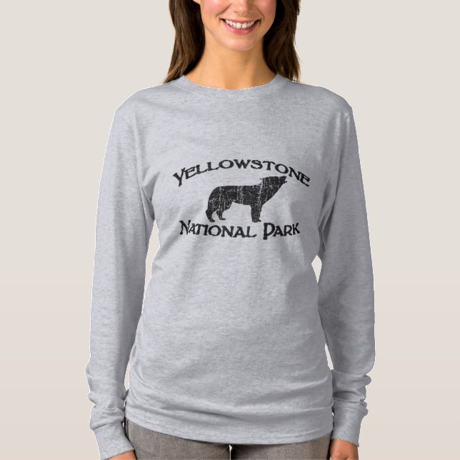 Yellowstone nationalpark tee shirt (Framsida)