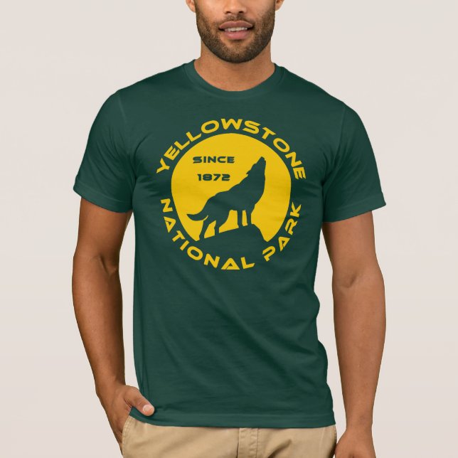 Yellowstone nationalpark tee shirt (Framsida)