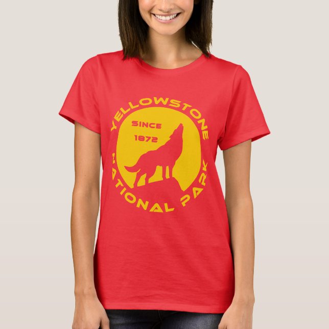 Yellowstone nationalpark tee shirt (Framsida)