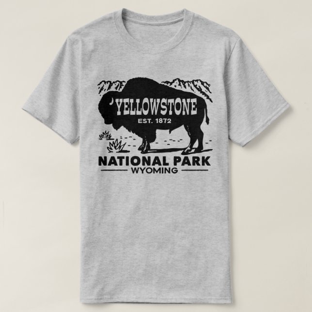 Yellowstone nationalpark tröja (Design framsida)