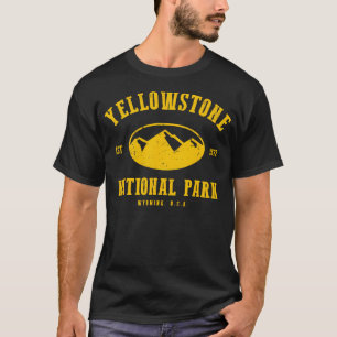 Yellowstone nationalpark Tshirt I Kärlek Hiking Wa T Shirt