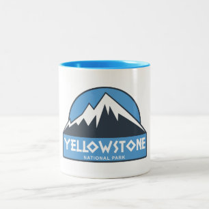 Yellowstone nationalpark Två-Tonad mugg
