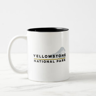 Yellowstone nationalpark Två-Tonad mugg