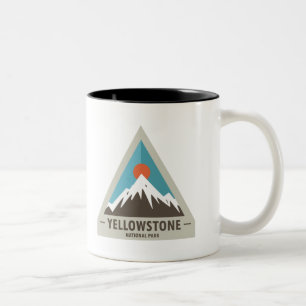 Yellowstone nationalpark Två-Tonad mugg