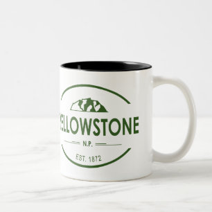 Yellowstone nationalpark Två-Tonad mugg