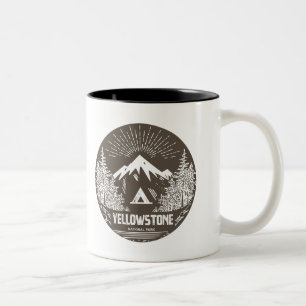 Yellowstone nationalpark Två-Tonad mugg