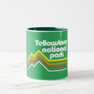 Yellowstone nationalpark Två-Tonad mugg