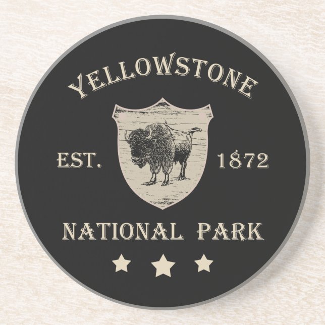 Yellowstone nationalpark underlägg (Framsidan)