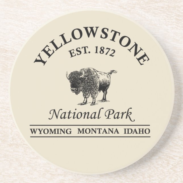 Yellowstone nationalpark underlägg (Framsidan)