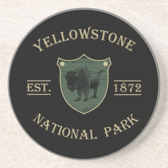 Yellowstone nationalpark underlägg (Framsidan)
