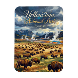 Yellowstone nationalpark USA Magnet