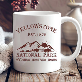 Yellowstone Nationalpark Vintage Mugg