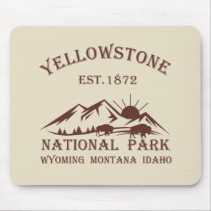 Yellowstone Nationalpark Vintage Musmatta