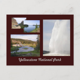 Yellowstone nationalpark vykort