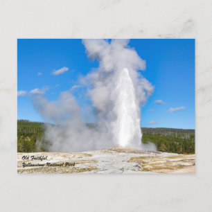Yellowstone nationalpark vykort