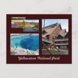 Yellowstone nationalpark vykort