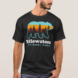 Yellowstone nationalpark Wyoming Bear Manar Women  T Shirt