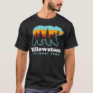 Yellowstone nationalpark Wyoming Bear Manar Women T Shirt