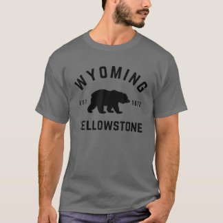 Yellowstone nationalpark Wyoming Bear Nature Outd T Shirt