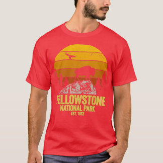 Yellowstone nationalpark Wyoming Buffalo Bison Vi T Shirt
