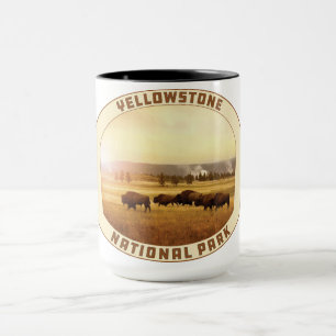 Yellowstone nationalpark Wyoming Montana Idaho Mugg