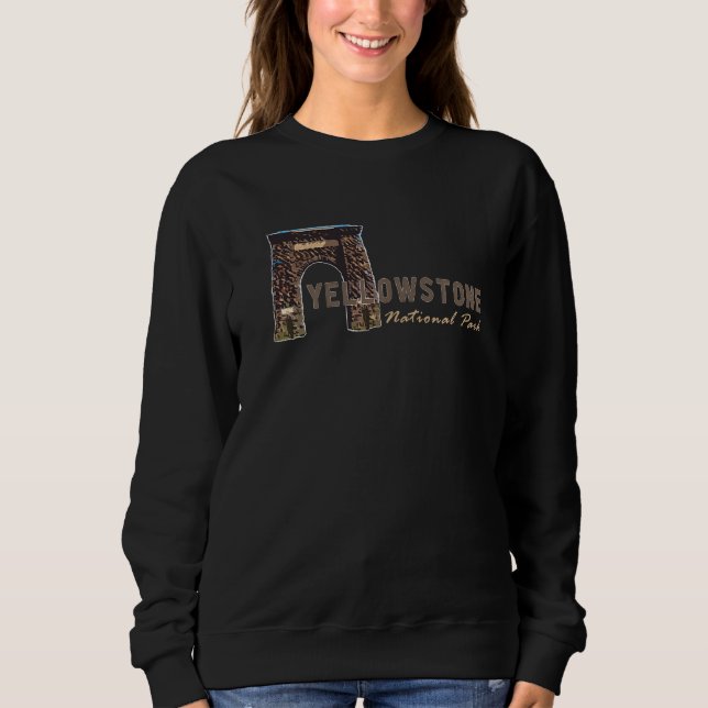 Yellowstone nationalpark Wyoming Usa Explore Hist T Shirt (Framsida)