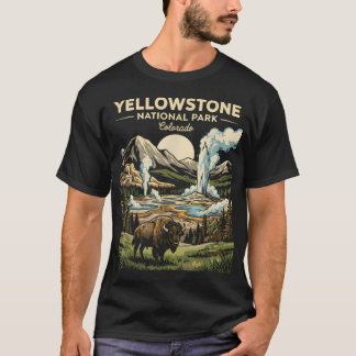 Yellowstone Nationalpark Wyoming Vintage T Shirt
