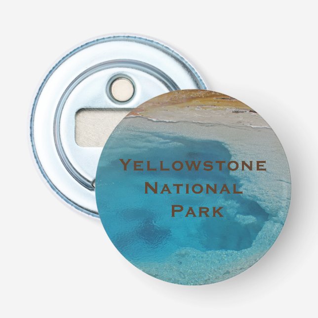 Yellowstone - nationalparken Blue Bassäng Photo na Flasköppnare (Framsidan)
